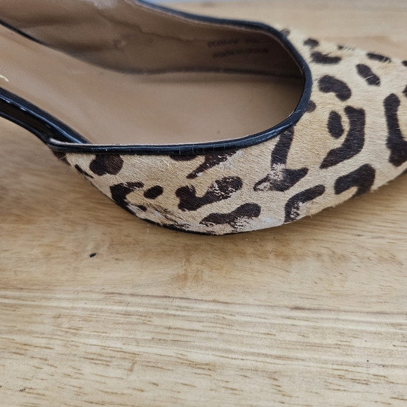 J. Renee Leopard Animal Print Halley Slingback Pointed Toe Heels Shoes. Size 9. - Picture 7 of 8